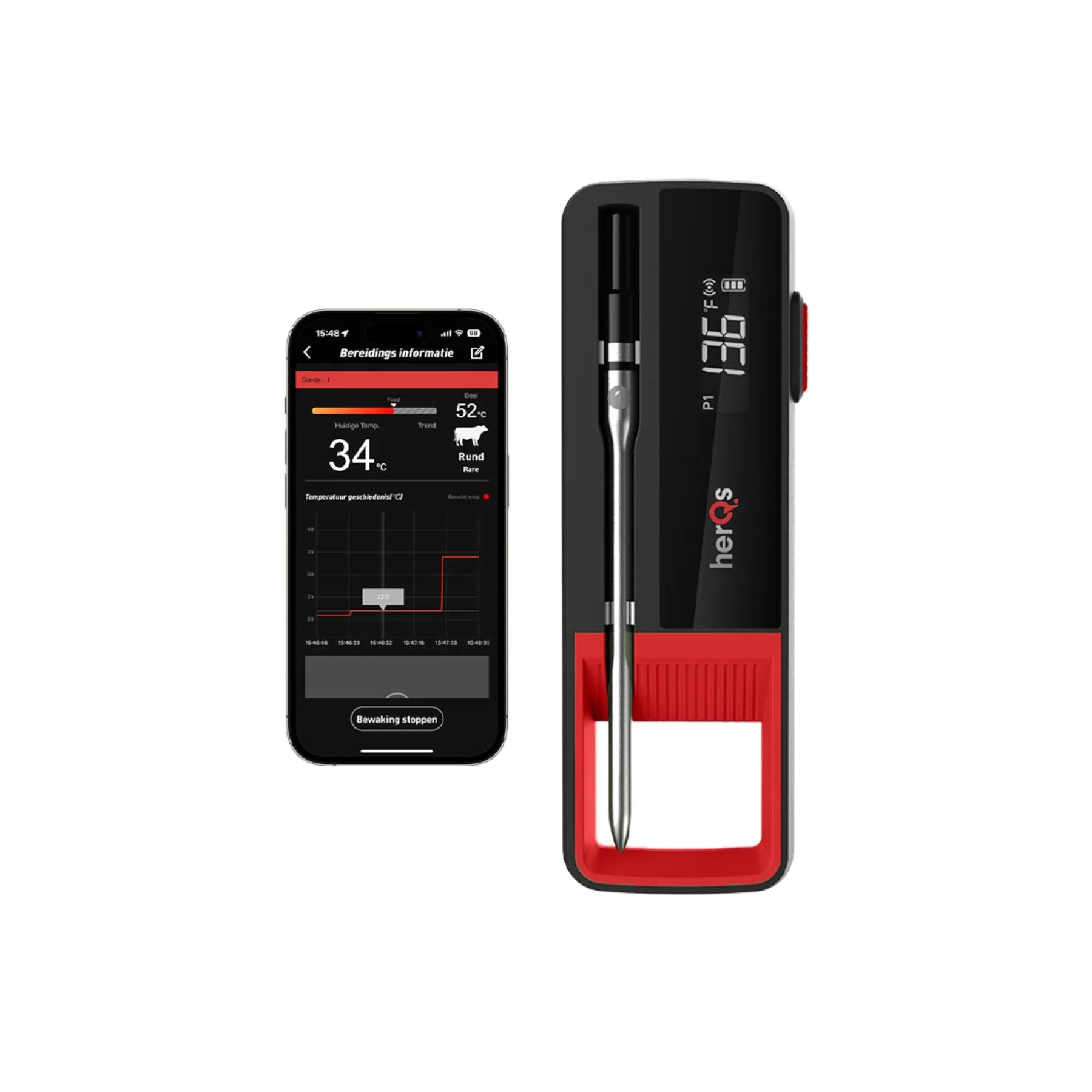 HerQs Single Max thermometer